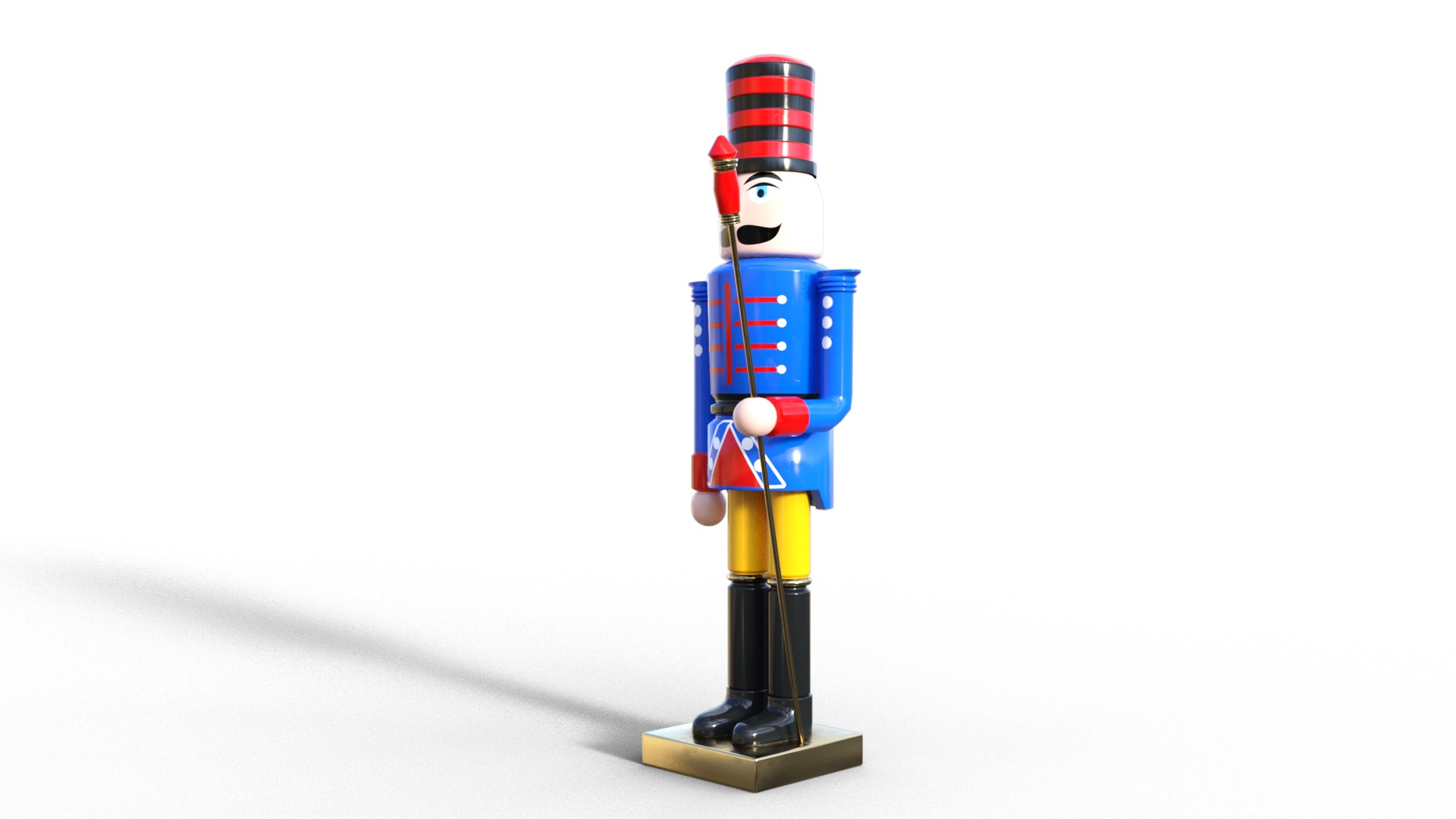 Nutcracker Christmas Pack Low-poly 3D model_4
