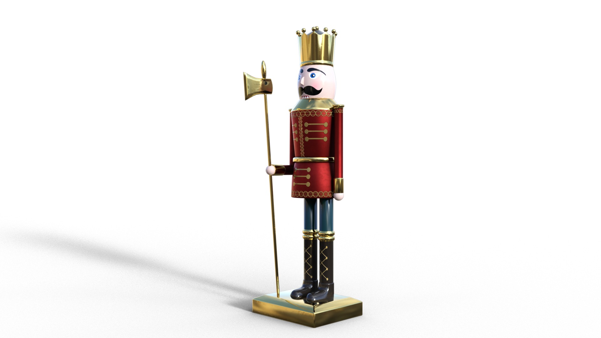 Nutcracker Christmas Pack Low-poly 3D model_6