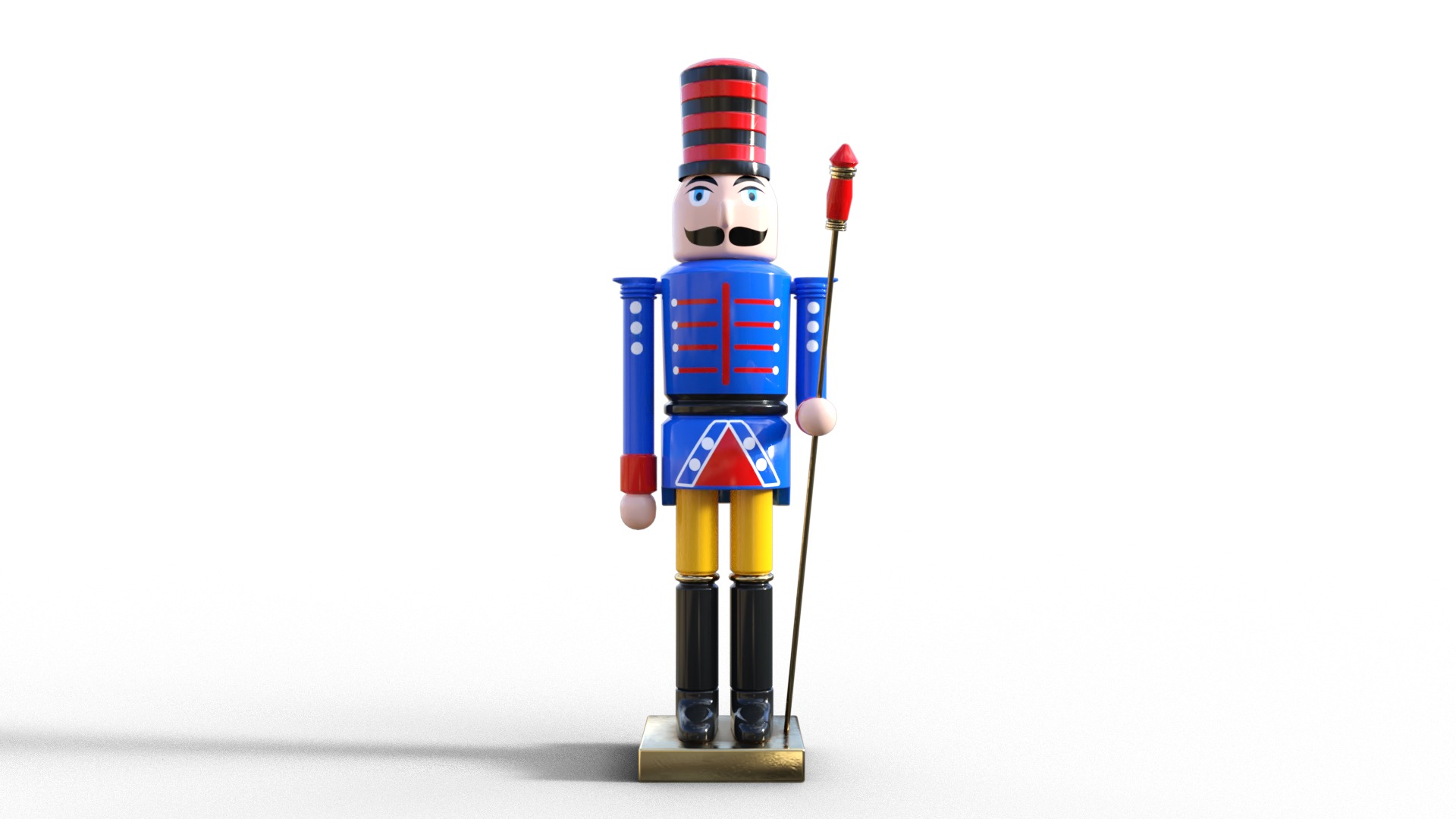 Nutcracker Christmas Pack Low-poly 3D model_3