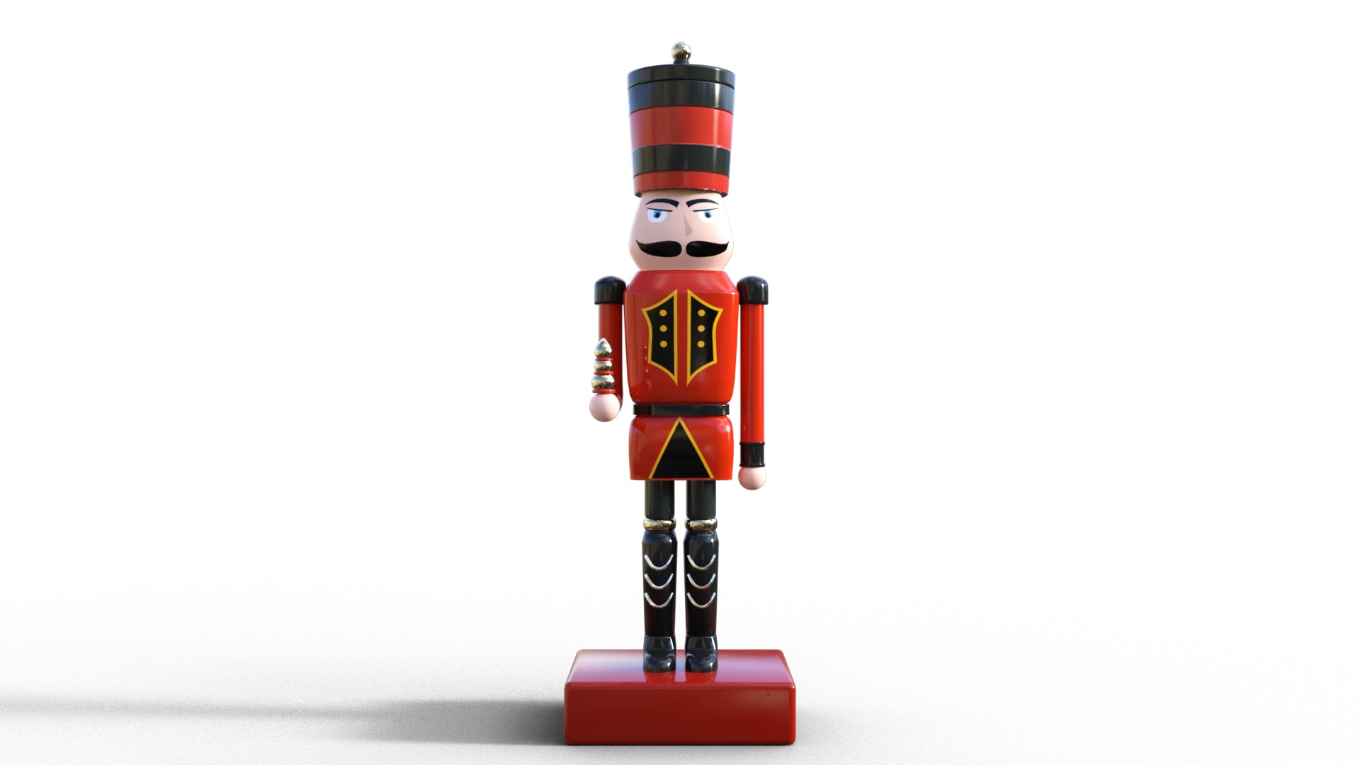 Nutcracker Christmas Pack Low-poly 3D model_7