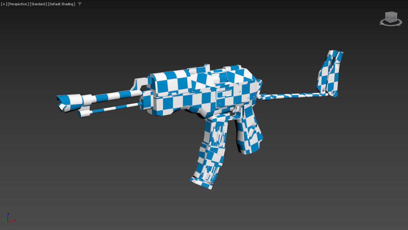 AK 47 Kalashnikov Stylized Gun Game Ready Low-poly 3D model_8