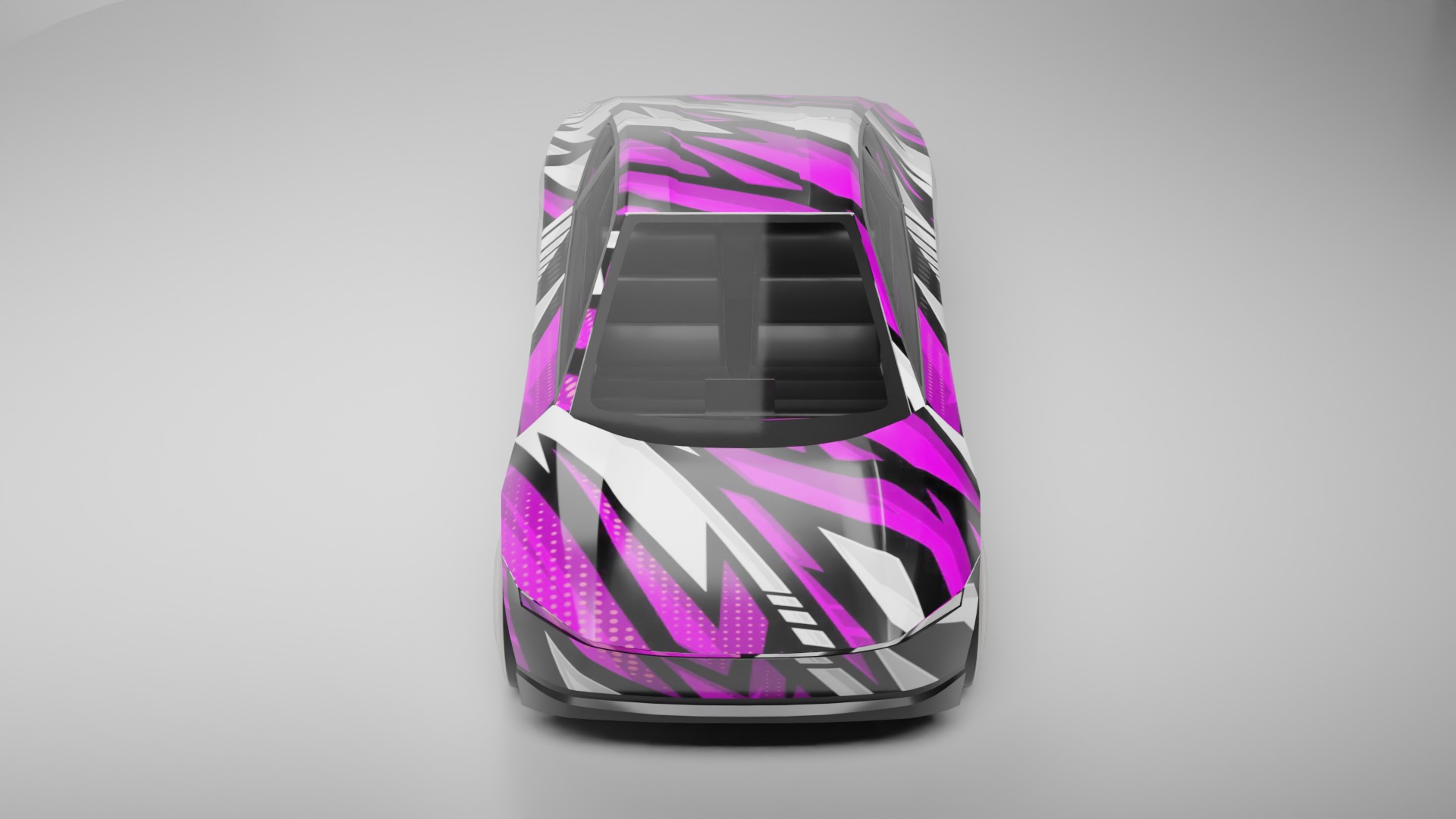 Tesla Cybercab Robotaxi 3D Model with interior Low-poly 3D model_23