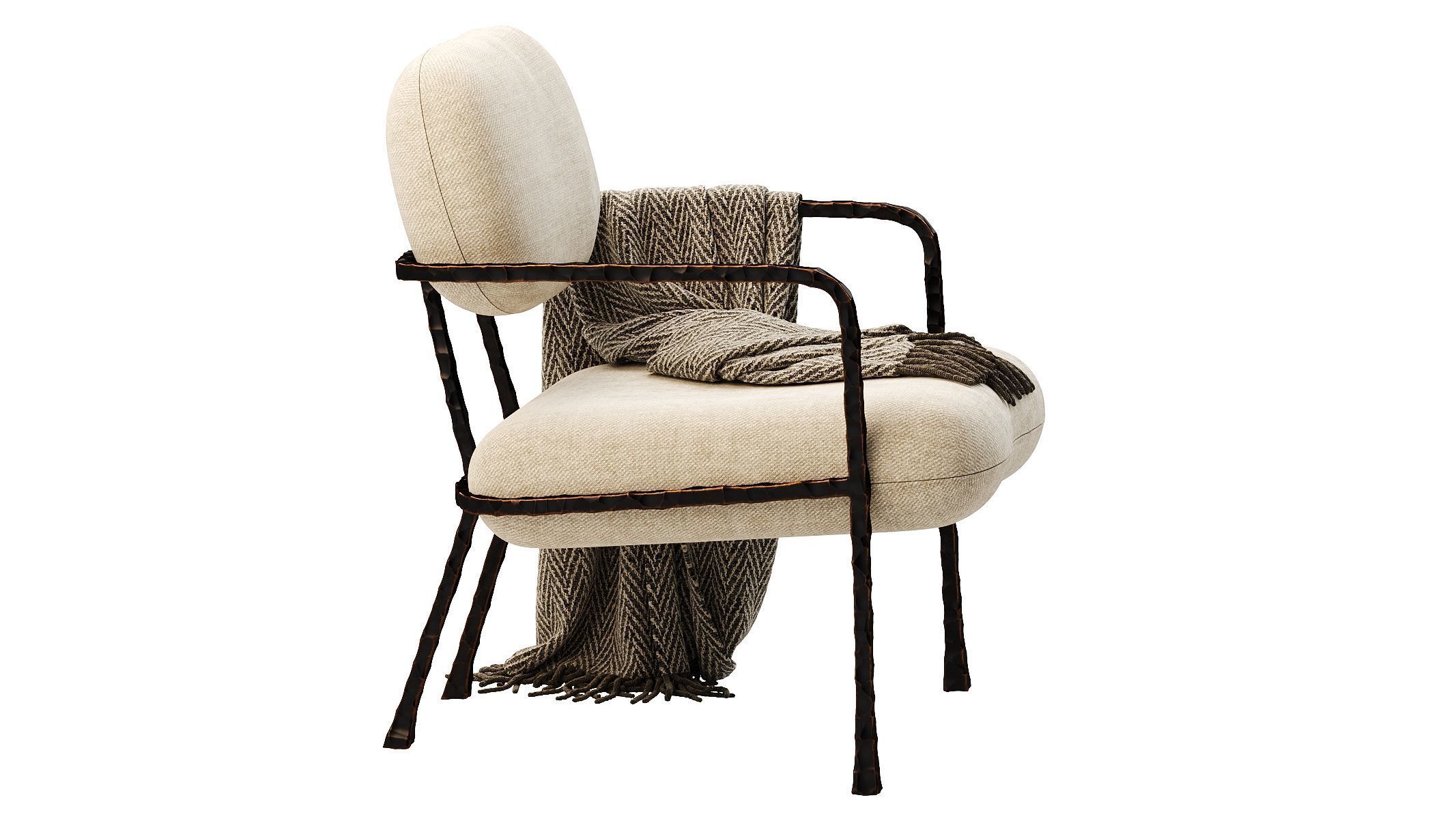 HOPPER ARMCHAIR 3D model_5