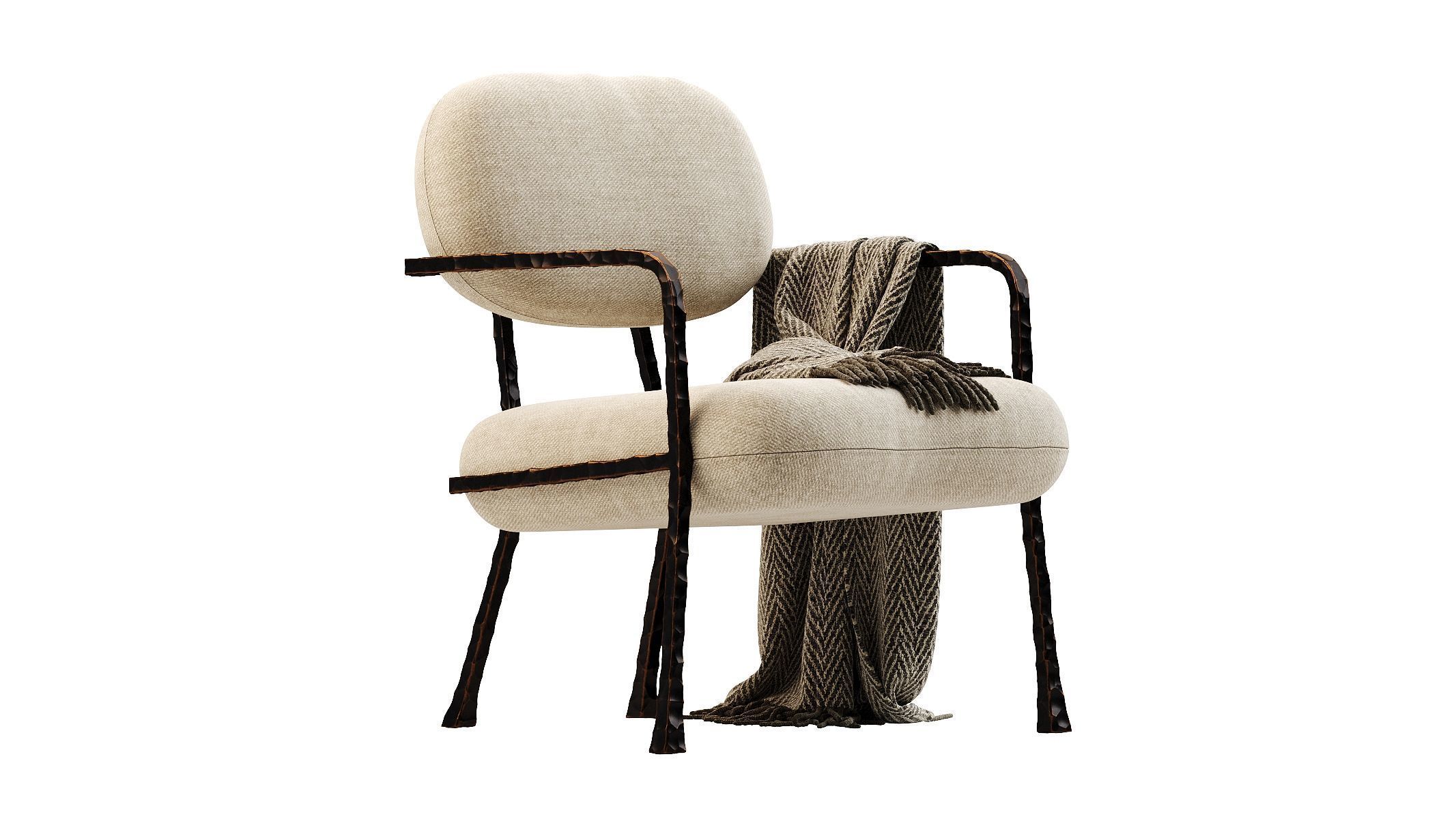 HOPPER ARMCHAIR 3D model_9