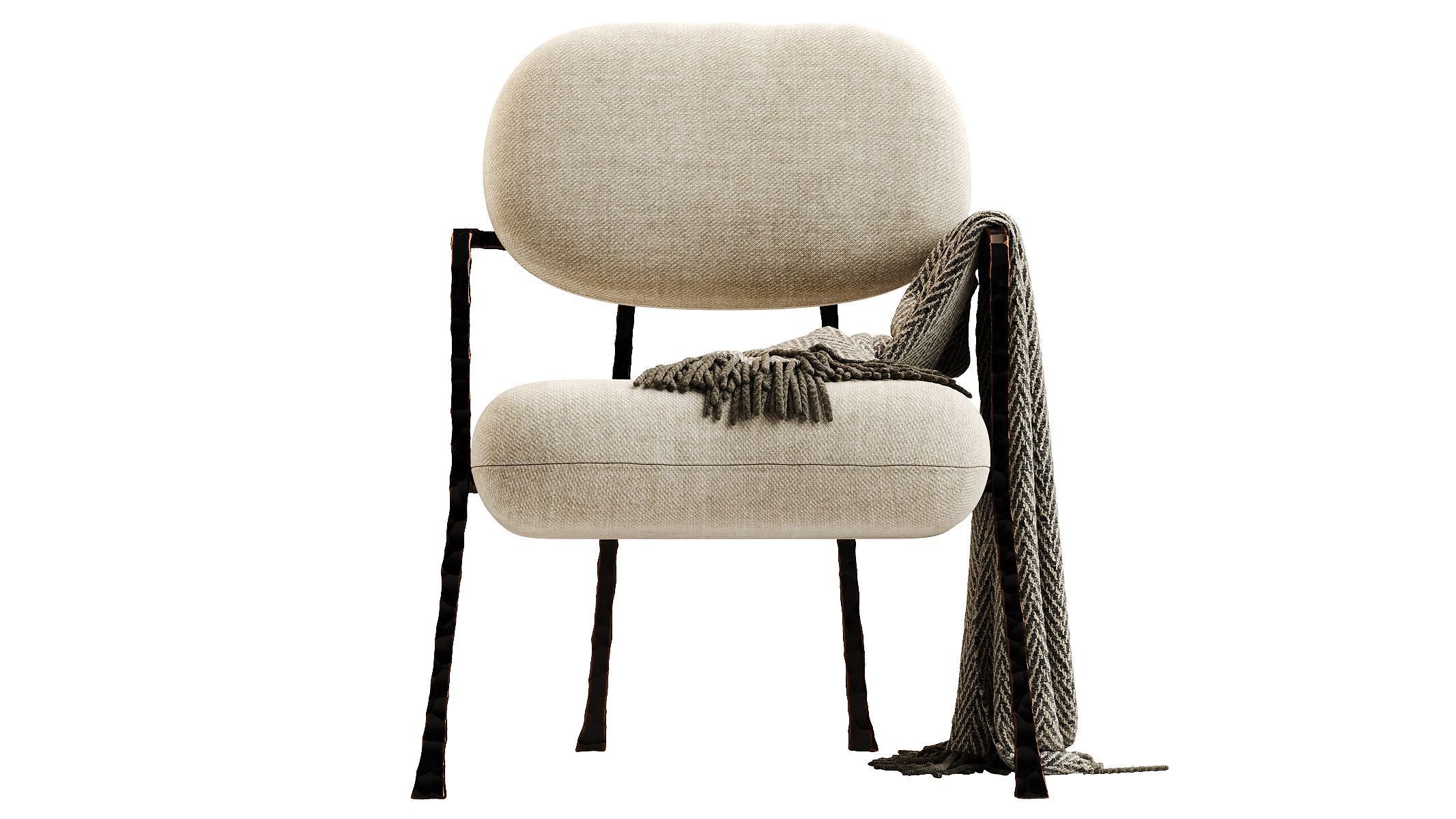 HOPPER ARMCHAIR 3D model_2