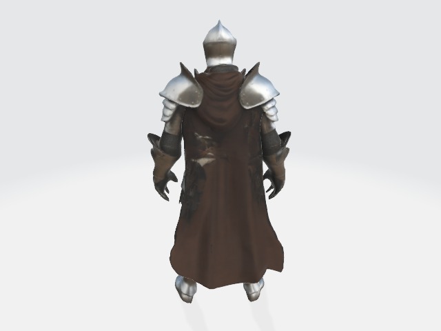 Knight 3D model_2