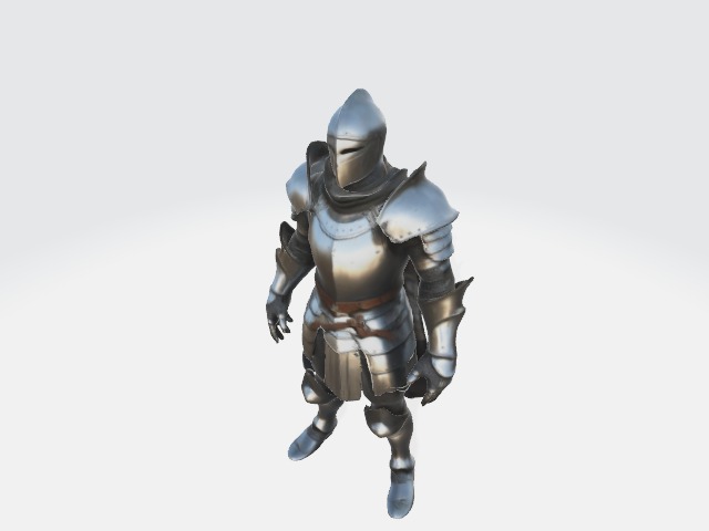 Knight 3D model_4