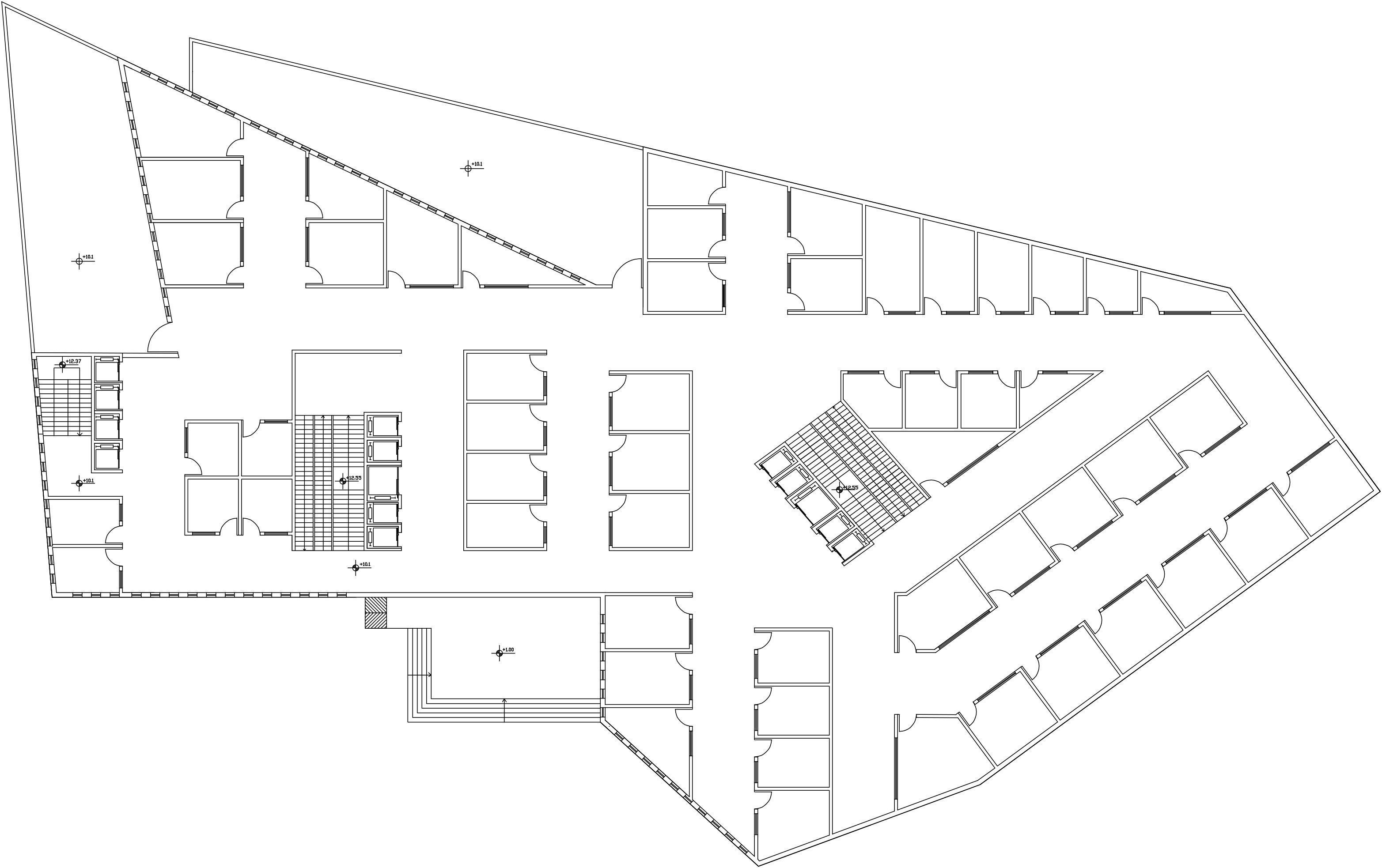 Futuristic Skyscraper-Building office-Modern office 3D model_8