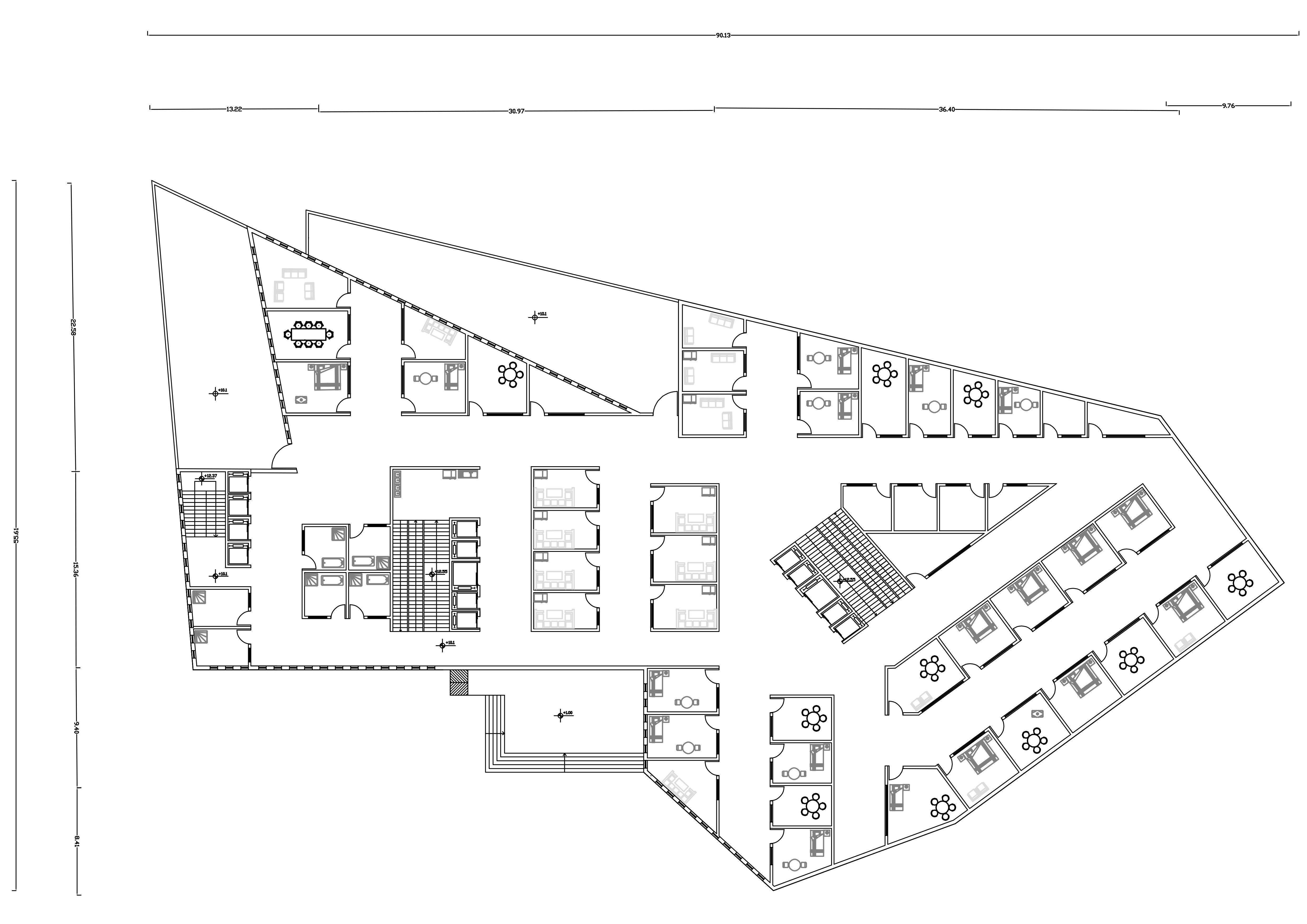Futuristic Skyscraper-Building office-Modern office 3D model_34