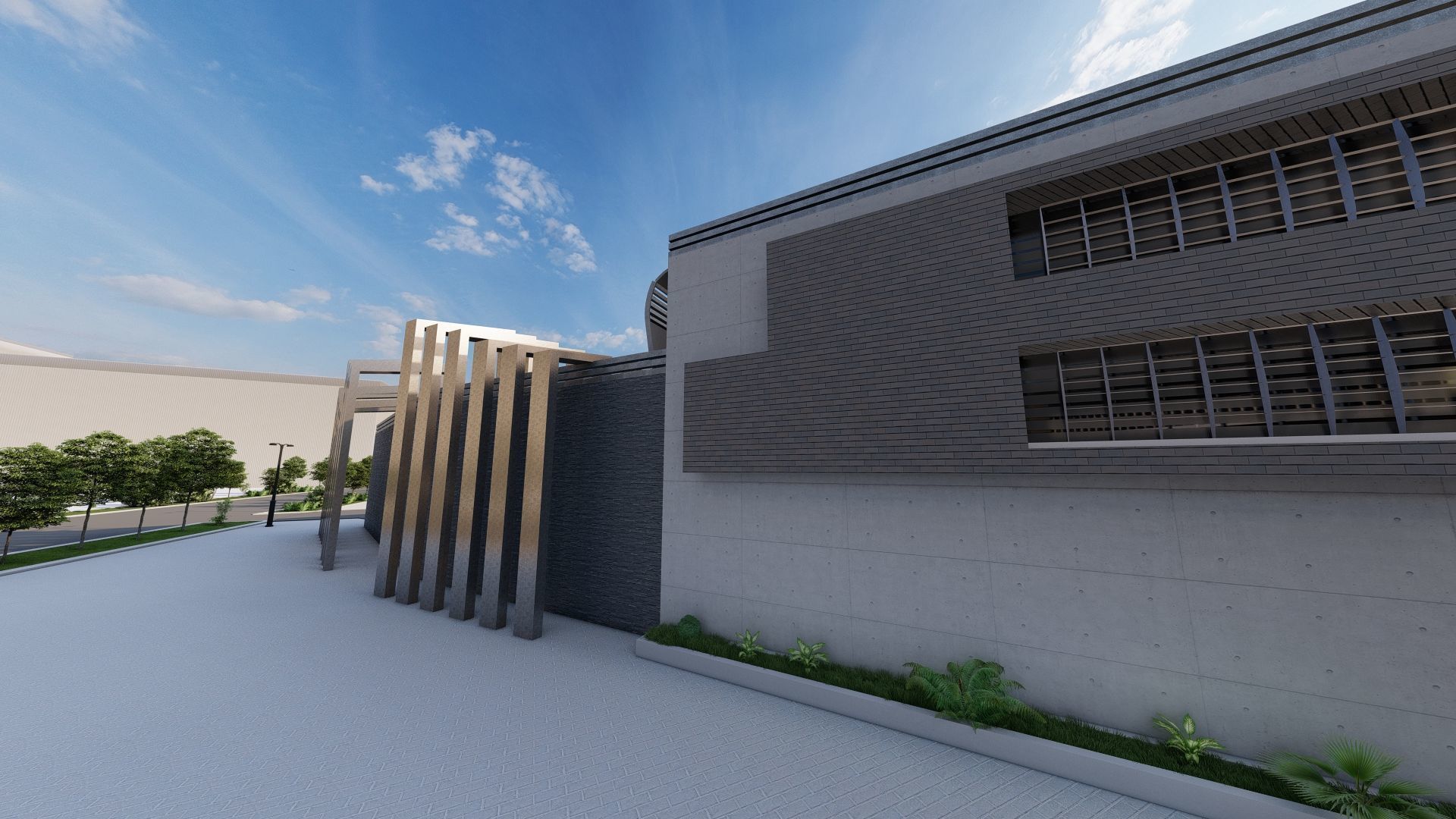 Futuristic Skyscraper-Building office-Modern office 3D model_24