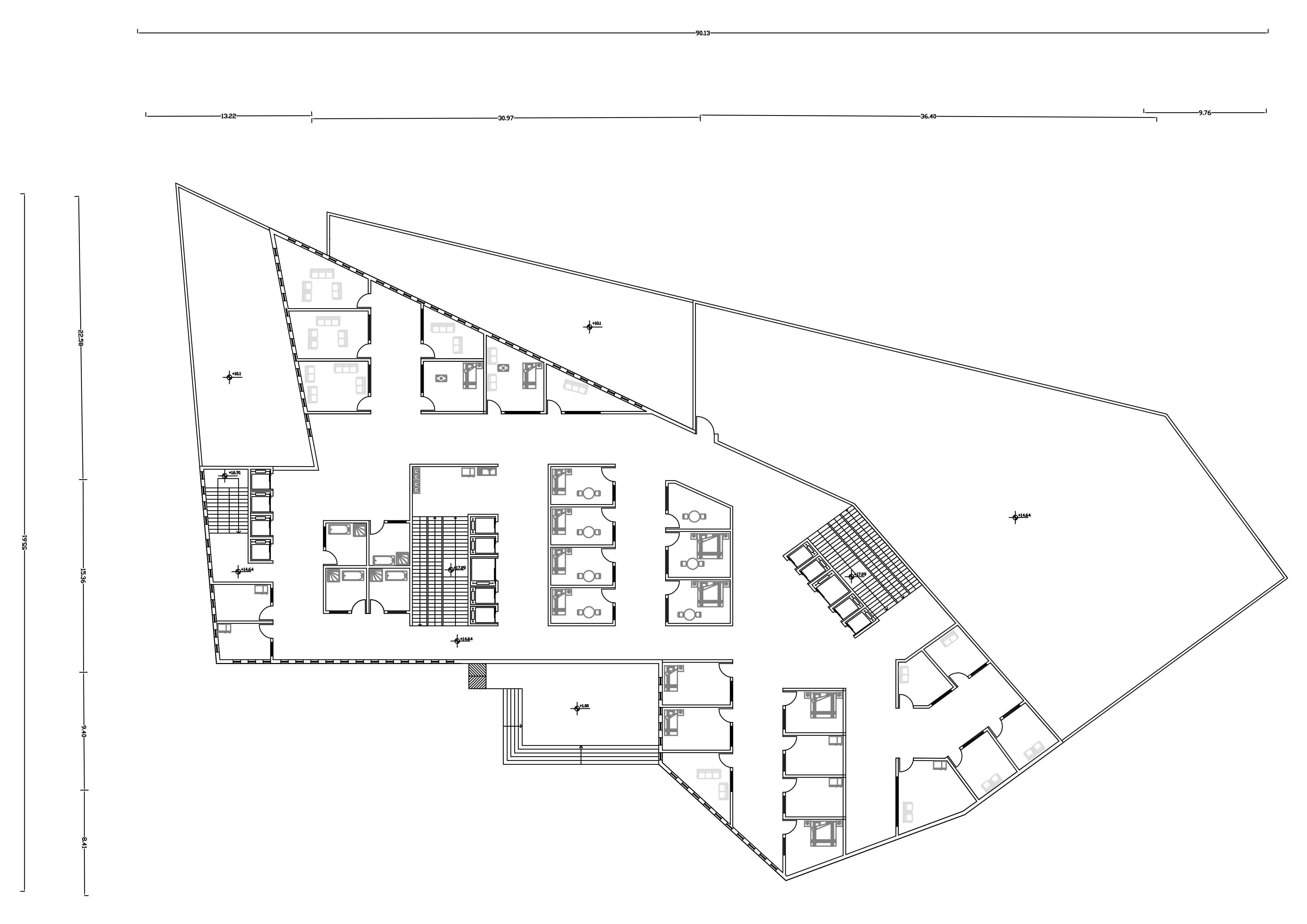 Futuristic Skyscraper-Building office-Modern office 3D model_25