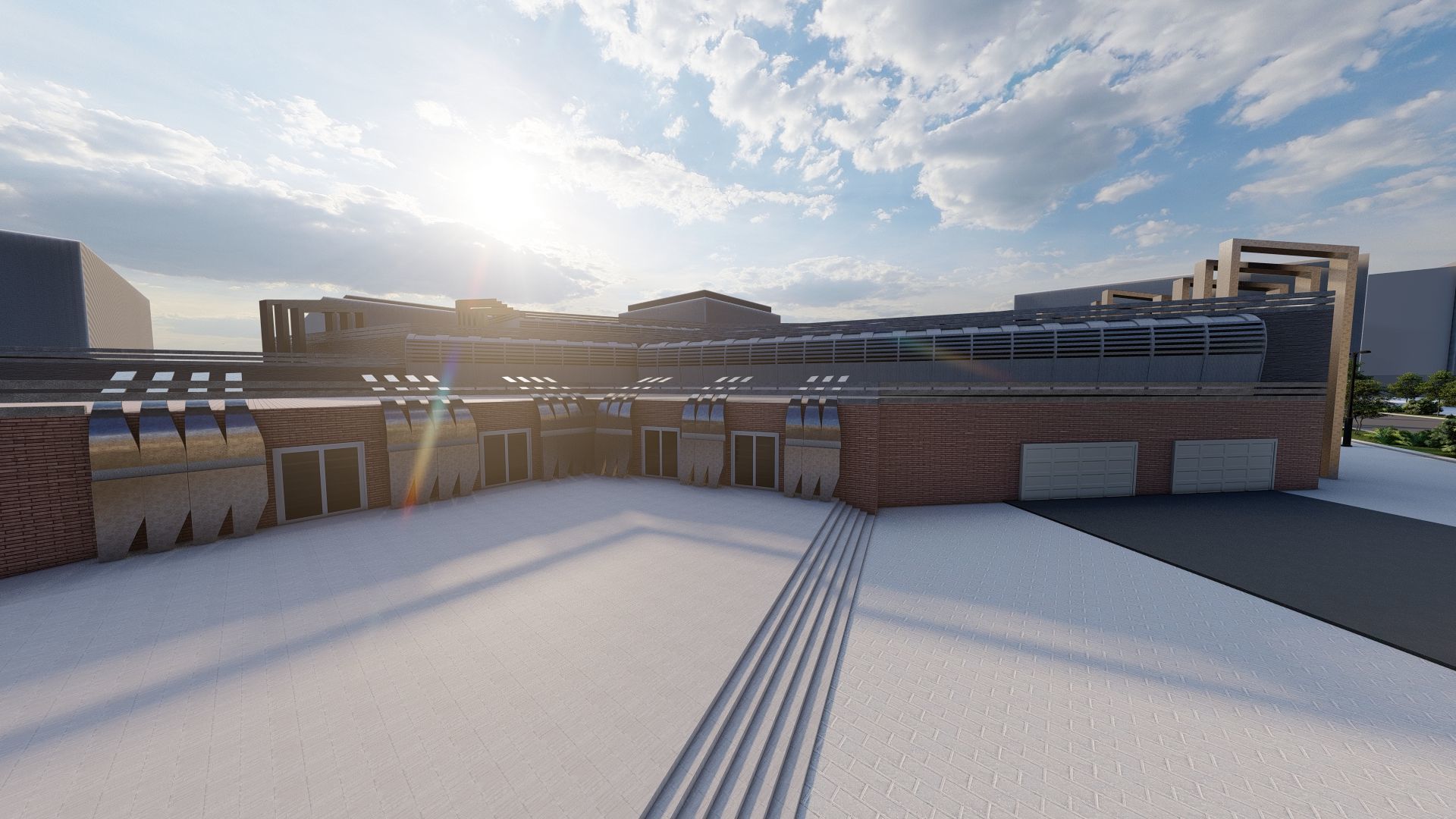 Futuristic Skyscraper-Building office-Modern office 3D model_1