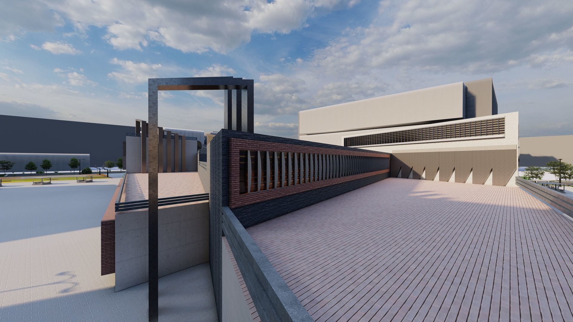 Futuristic Skyscraper-Building office-Modern office 3D model_18