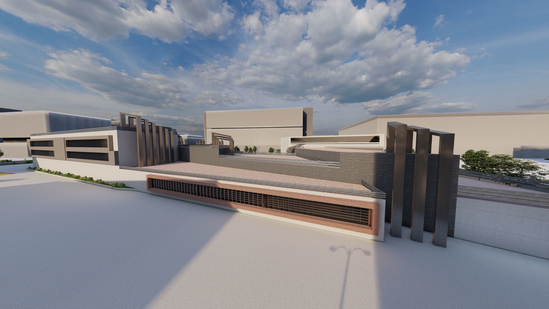 Futuristic Skyscraper-Building office-Modern office 3D model_14