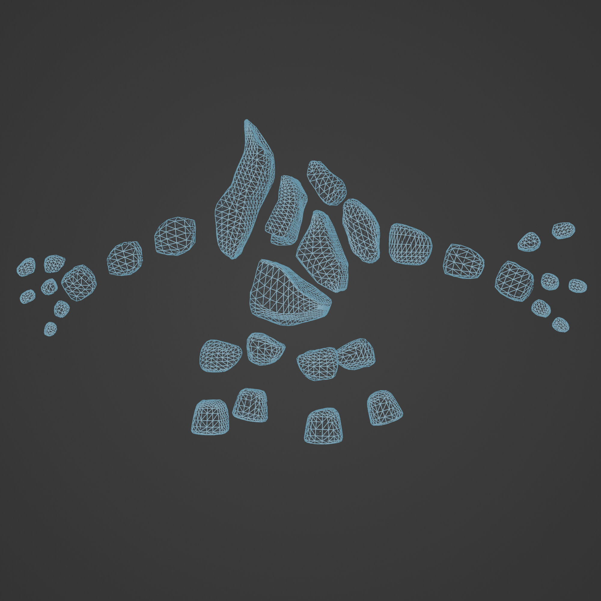 Lava Stone Four Legs Golem 3D model_19