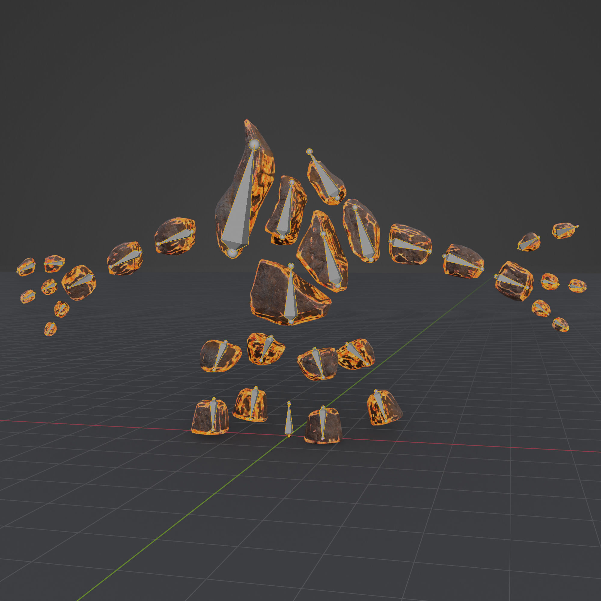 Lava Stone Four Legs Golem 3D model_18