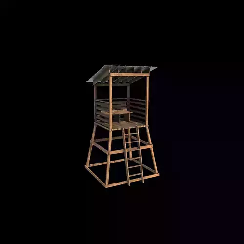 Wooden Lifeguard Station