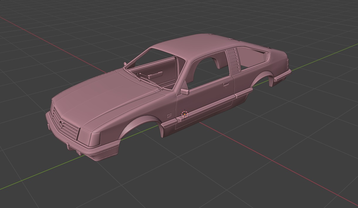 Opel Monza Coupe 1980 1981 3D Model 3D print model_3