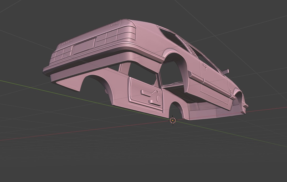 Opel Monza Coupe 1980 1981 3D Model 3D print model_10