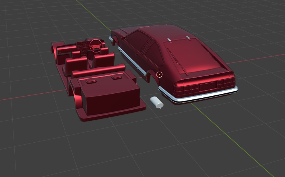 Opel Monza Coupe 1980 1981 3D Model 3D print model_15