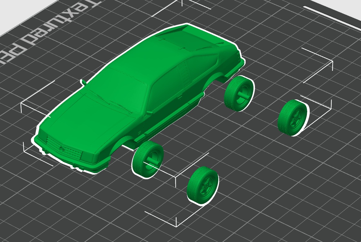 Opel Monza Coupe 1980 1981 3D Model 3D print model_20