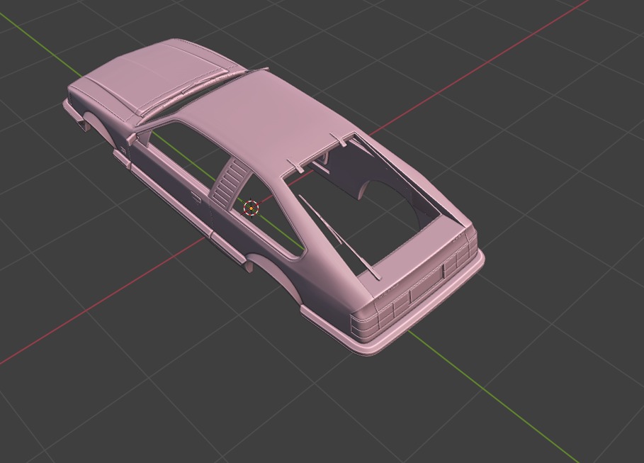 Opel Monza Coupe 1980 1981 3D Model 3D print model_7