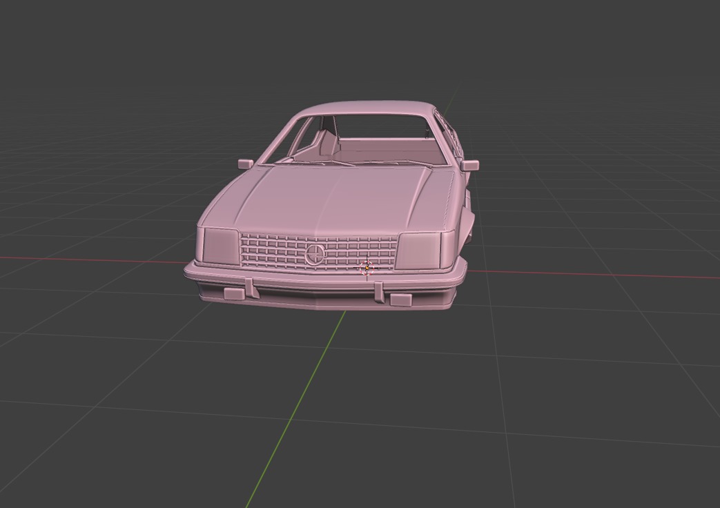 Opel Monza Coupe 1980 1981 3D Model 3D print model_6