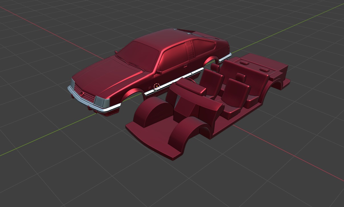 Opel Monza Coupe 1980 1981 3D Model 3D print model_13