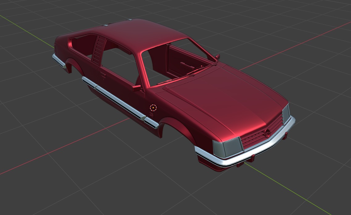 Opel Monza Coupe 1980 1981 3D Model 3D print model_11