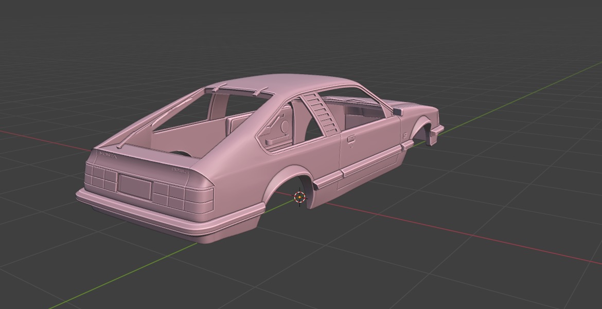 Opel Monza Coupe 1980 1981 3D Model 3D print model_9