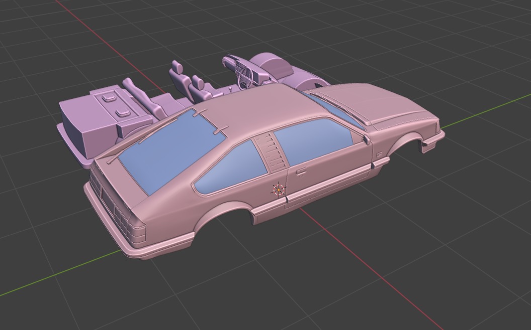 Opel Monza Coupe 1980 1981 3D Model 3D print model_16