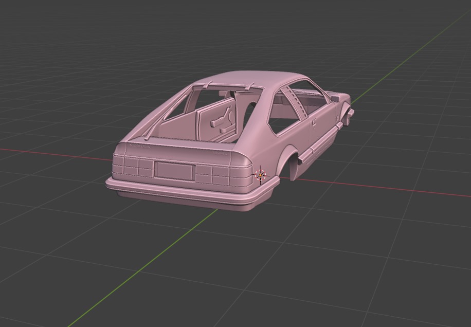 Opel Monza Coupe 1980 1981 3D Model 3D print model_8