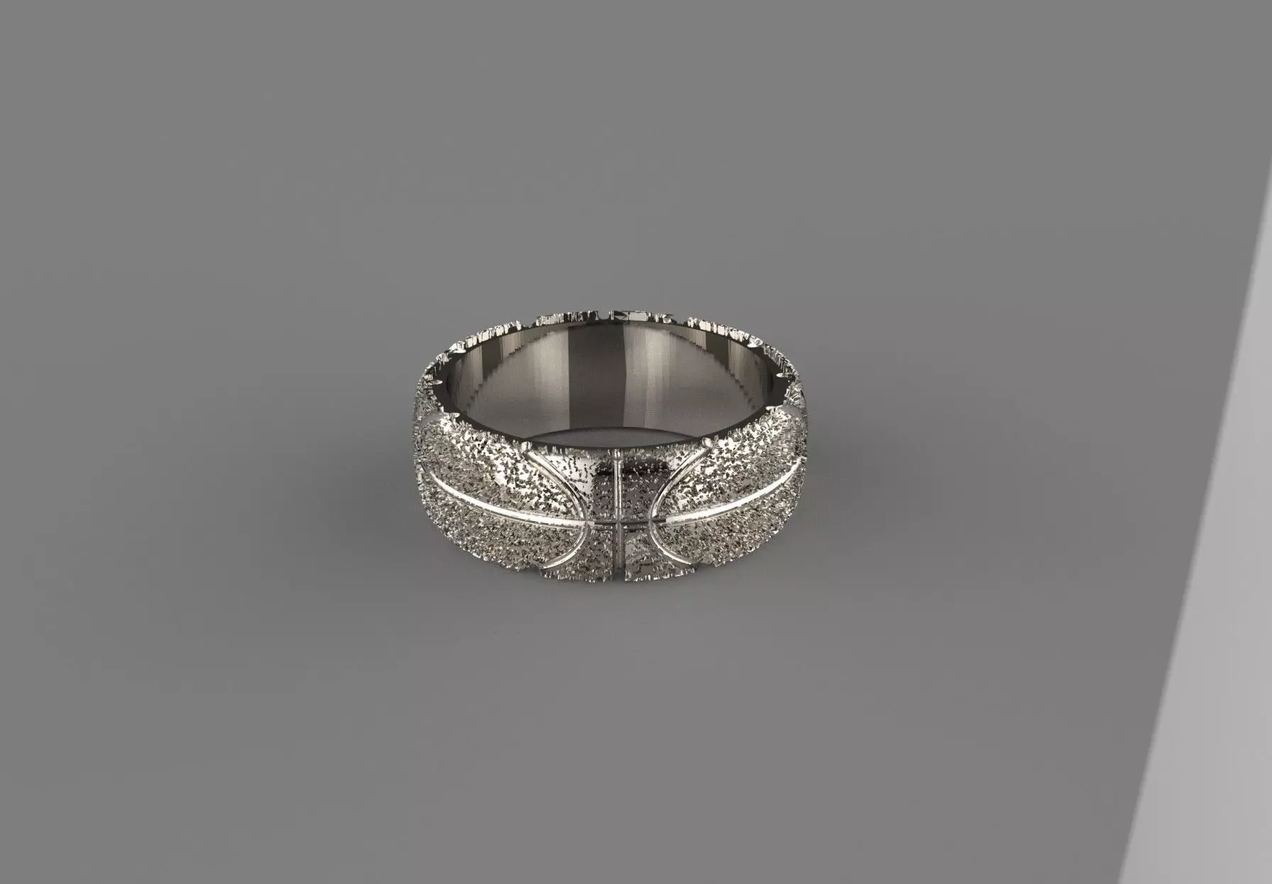 Basketball Finger Ring  3D print model_0