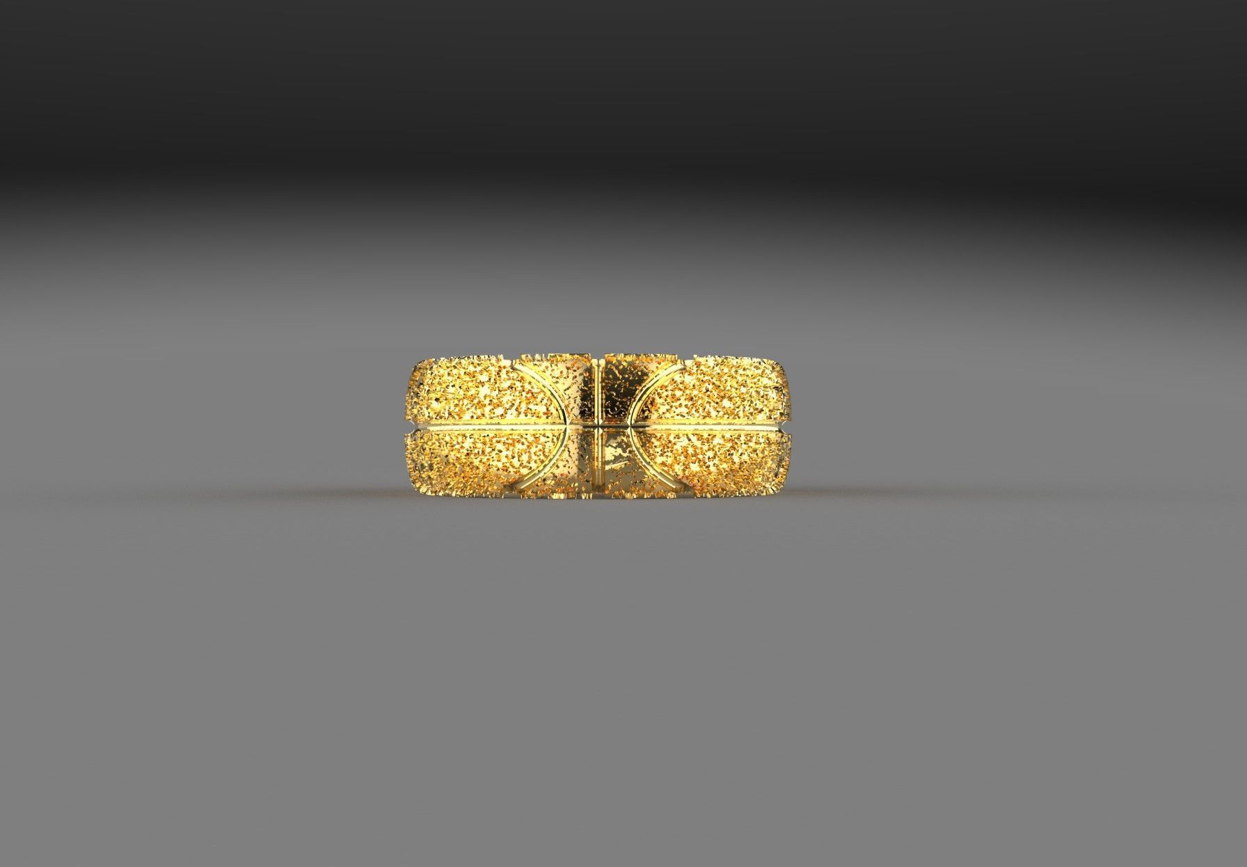 Basketball Finger Ring  3D print model_1