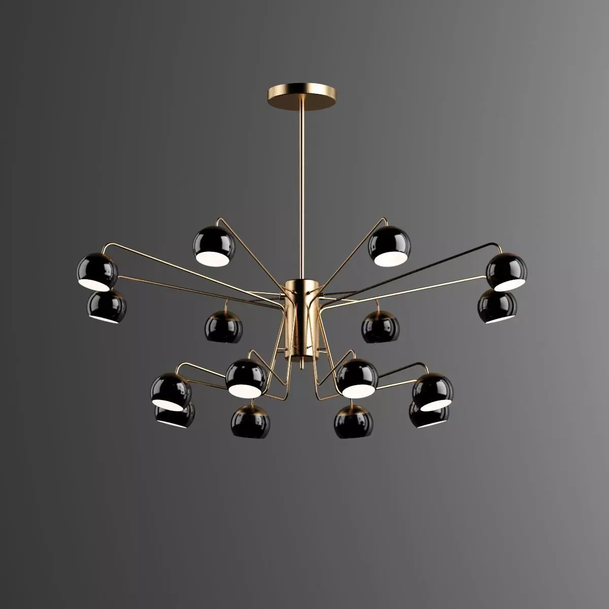 Ceiling light 3D model_0