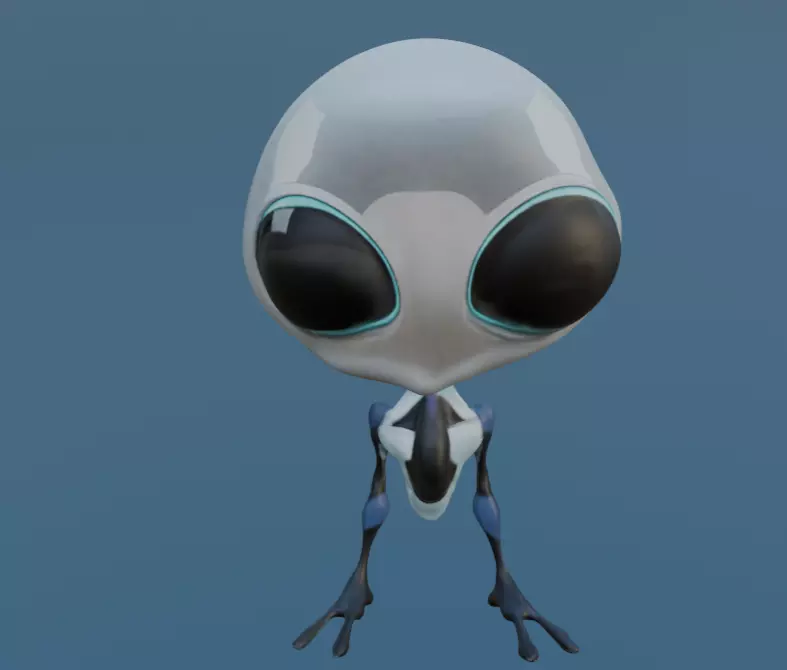 spaceu Low-poly 3D model_0