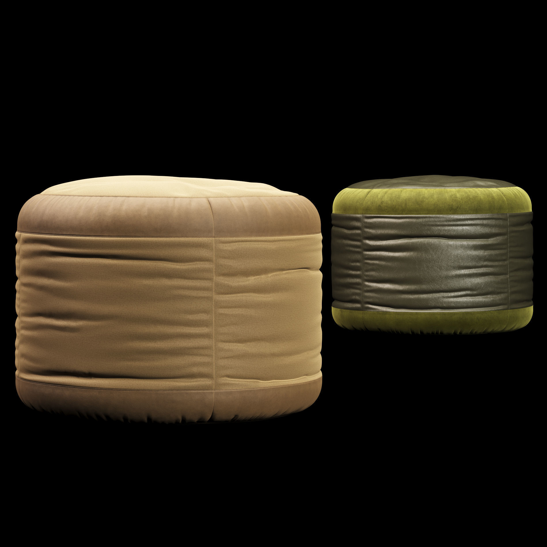Pouf 9 3D model_8