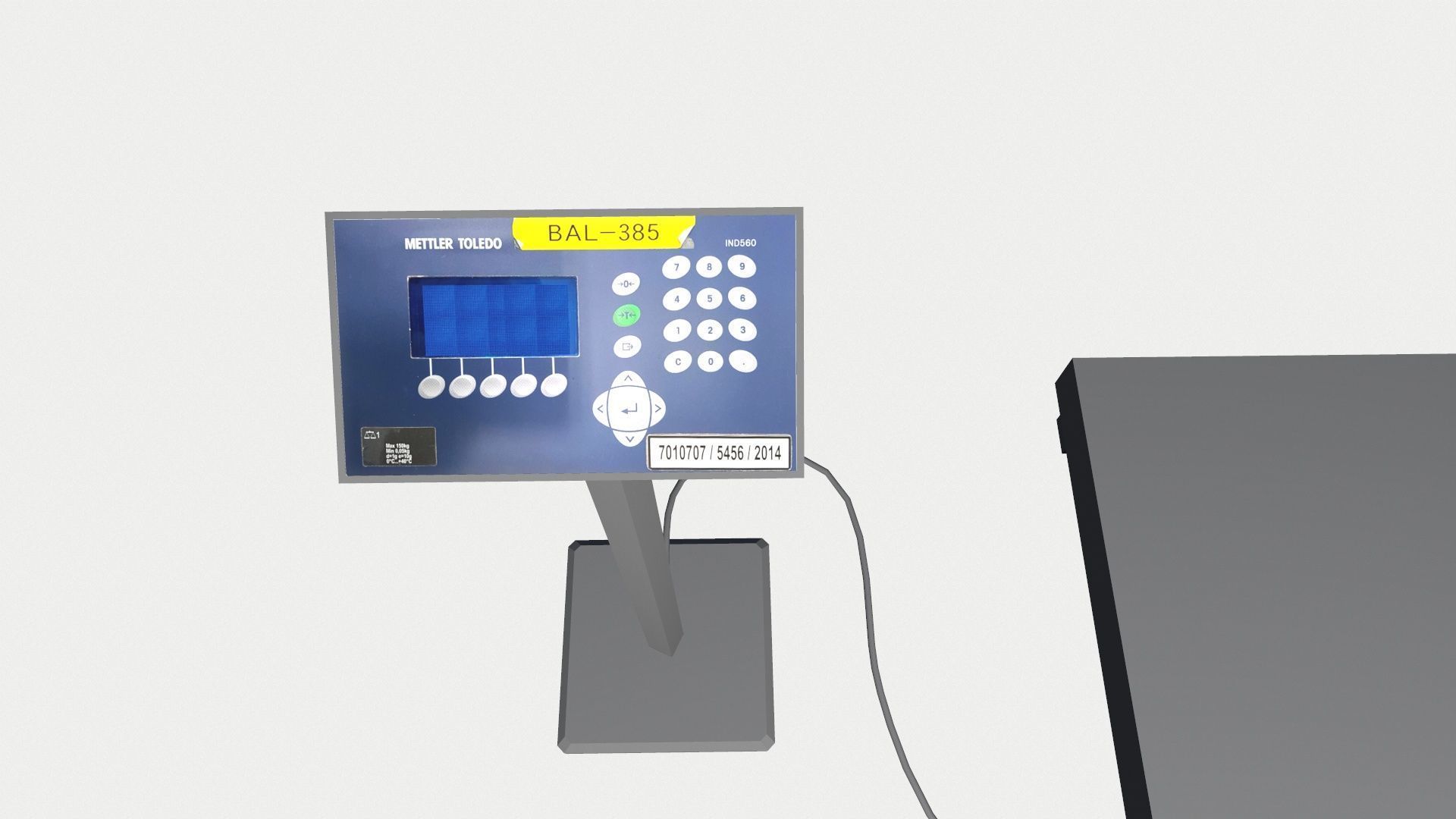 Weighing Machine Low-poly 3D model_3