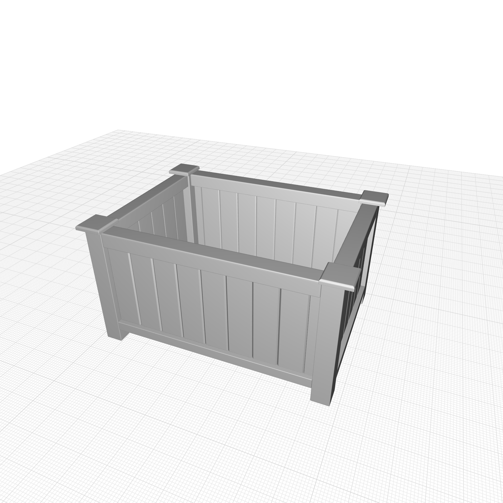 AnNam Wood Crate 3D model_4