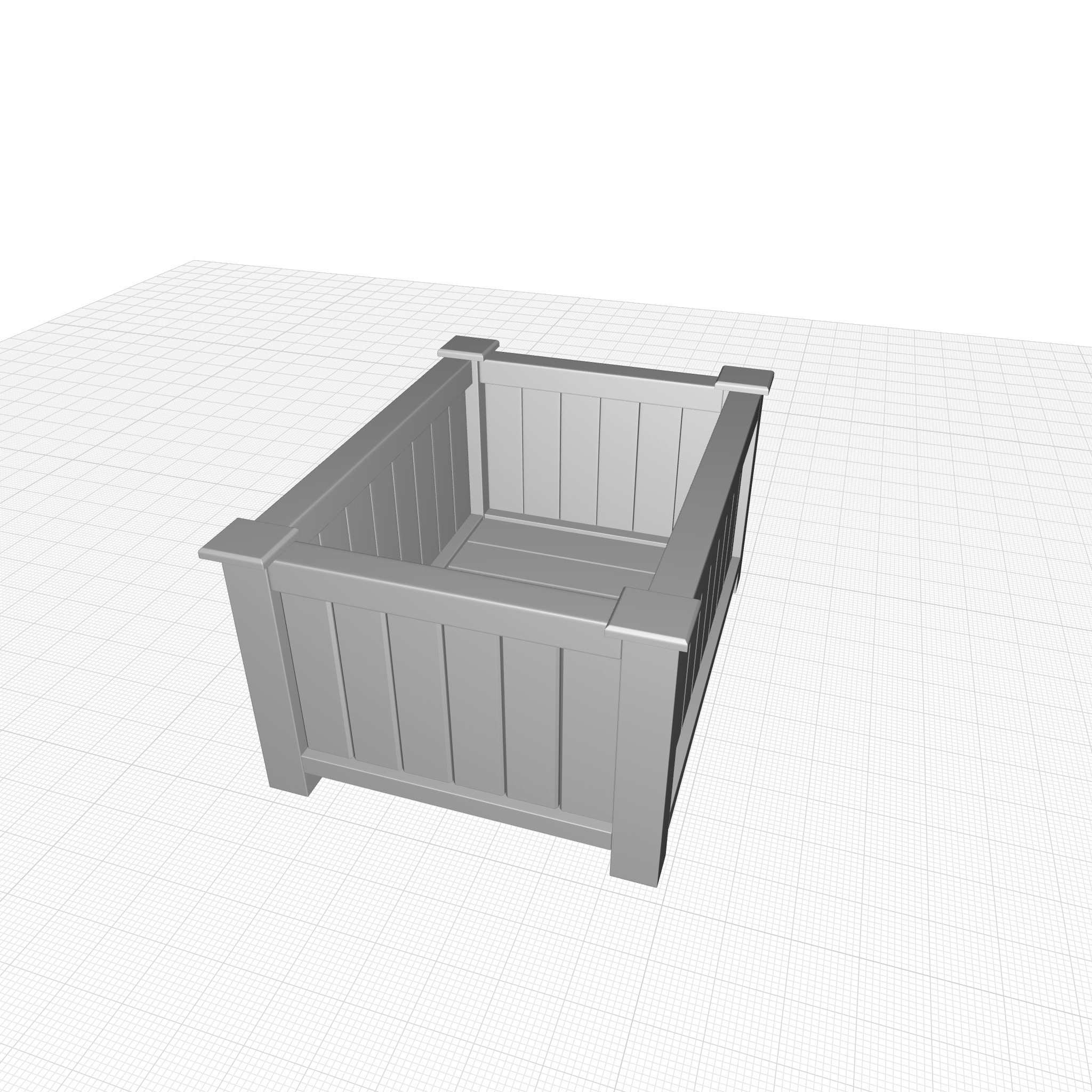 AnNam Wood Crate 3D model_5