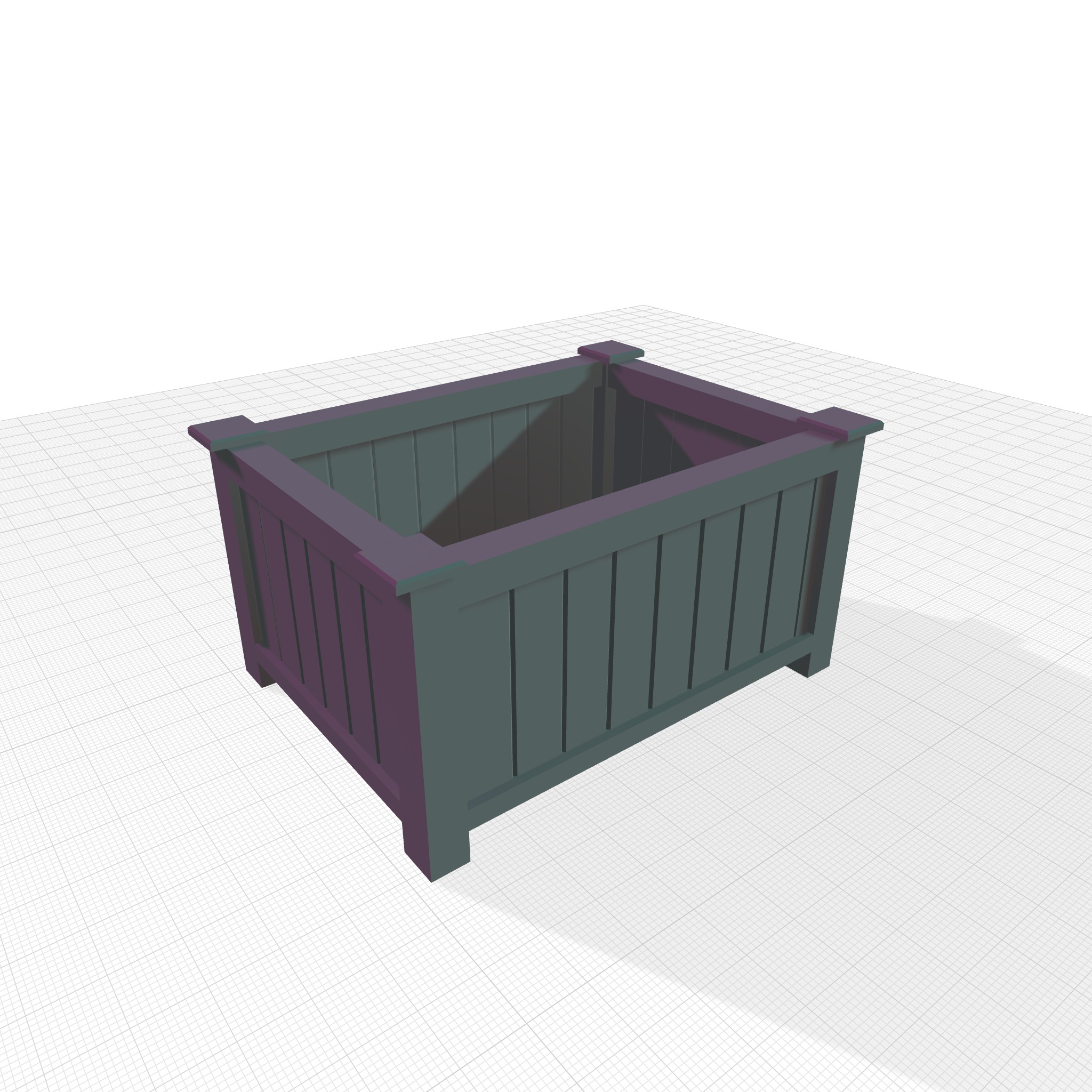 AnNam Wood Crate 3D model_1