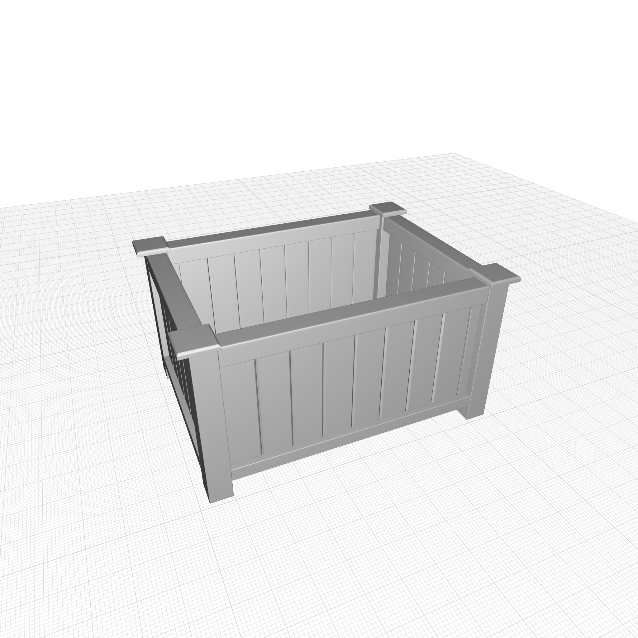 AnNam Wood Crate 3D model_6