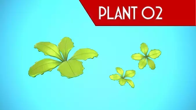 PLANT 02 CARTOON STYLIZED