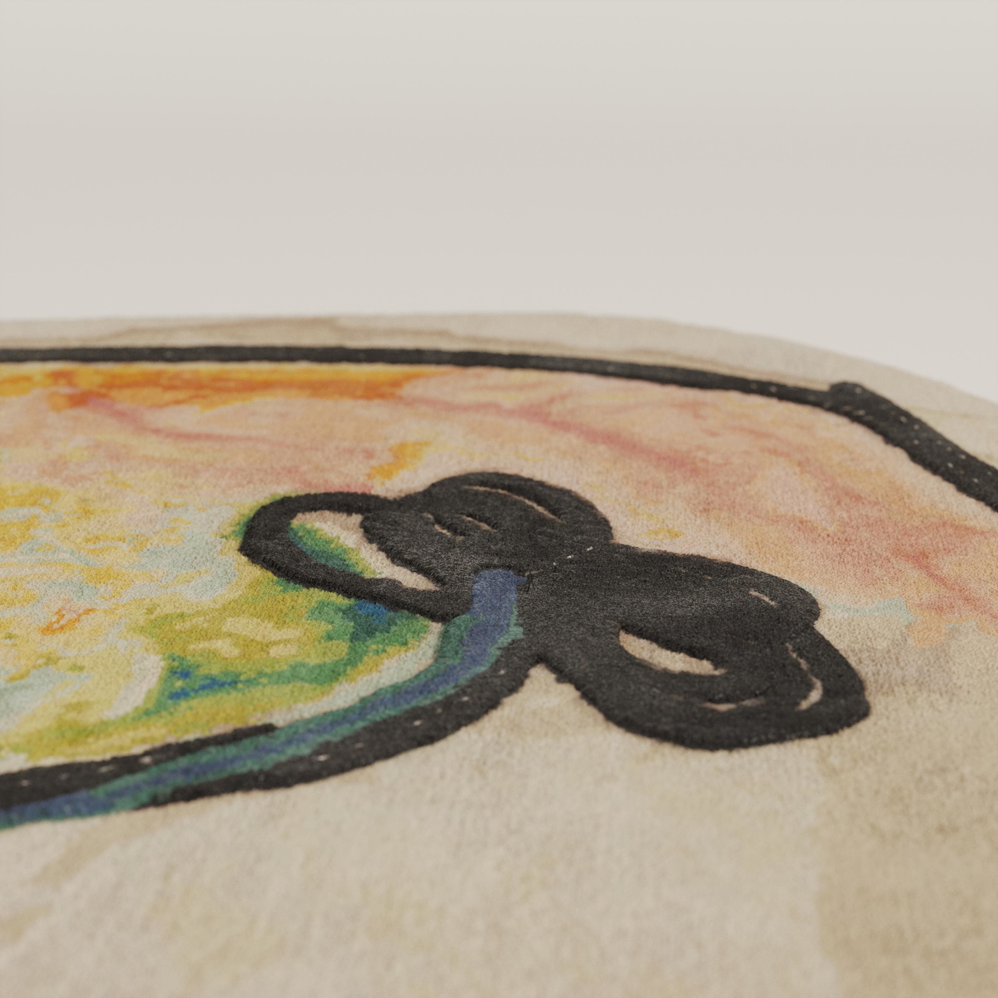 Winter Still Life Collection Doodles Carpet For CC TAPIS 3D model_2