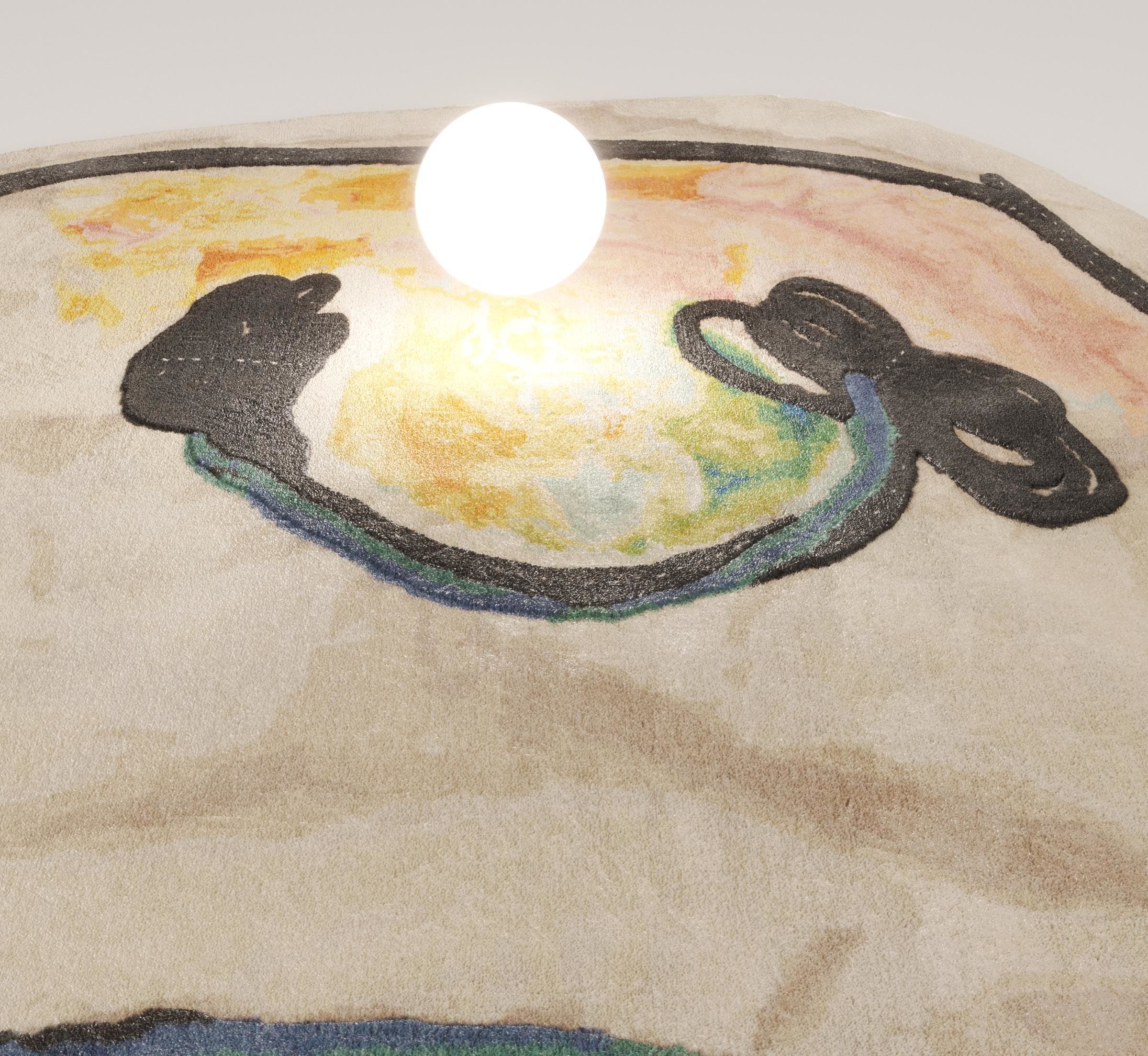 Winter Still Life Collection Doodles Carpet For CC TAPIS 3D model_4