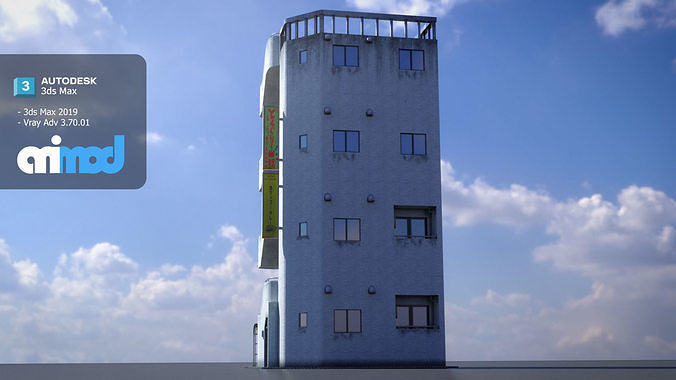 Japanese Building 0022 3D model 3