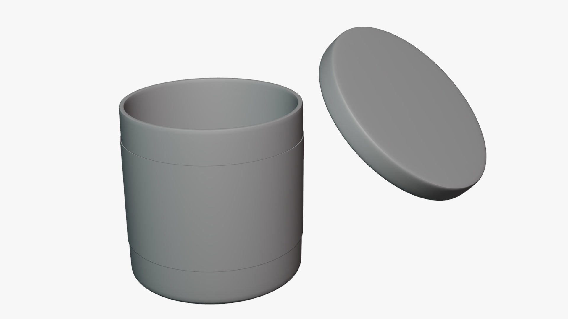 Basic Tube Package - Geometry Only No Textures No Materials 3D model_4