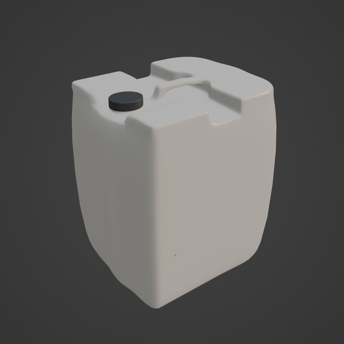 Plastic Canister B 05 3D model_6