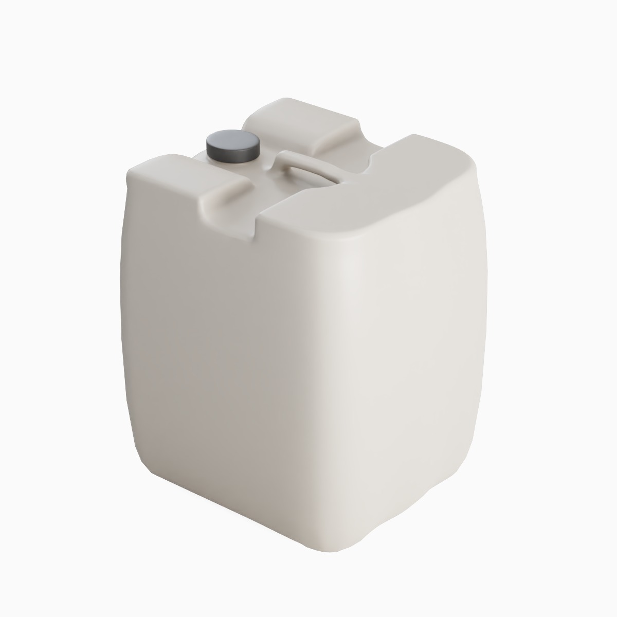 Plastic Canister B 05 3D model_5