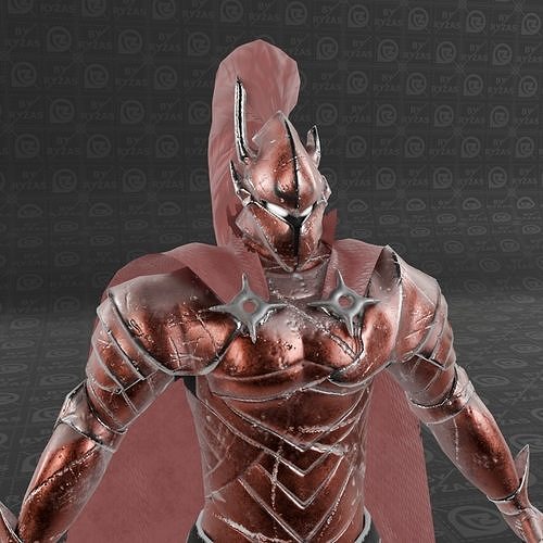 Solo Leveling  Igris Knight - Lowpoly game ready Low-poly 3D model